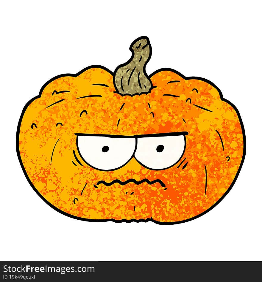 cartoon pumpkin. cartoon pumpkin