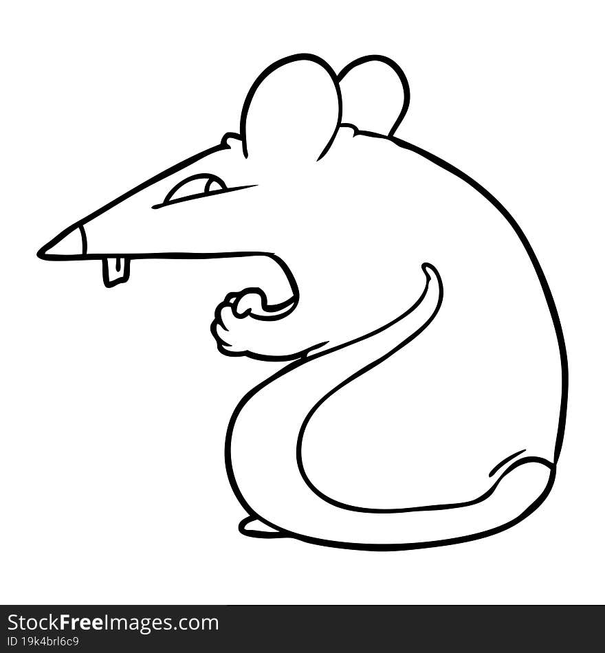 sly cartoon rat. sly cartoon rat