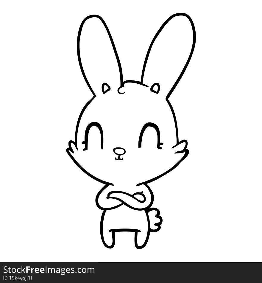 cute cartoon rabbit. cute cartoon rabbit