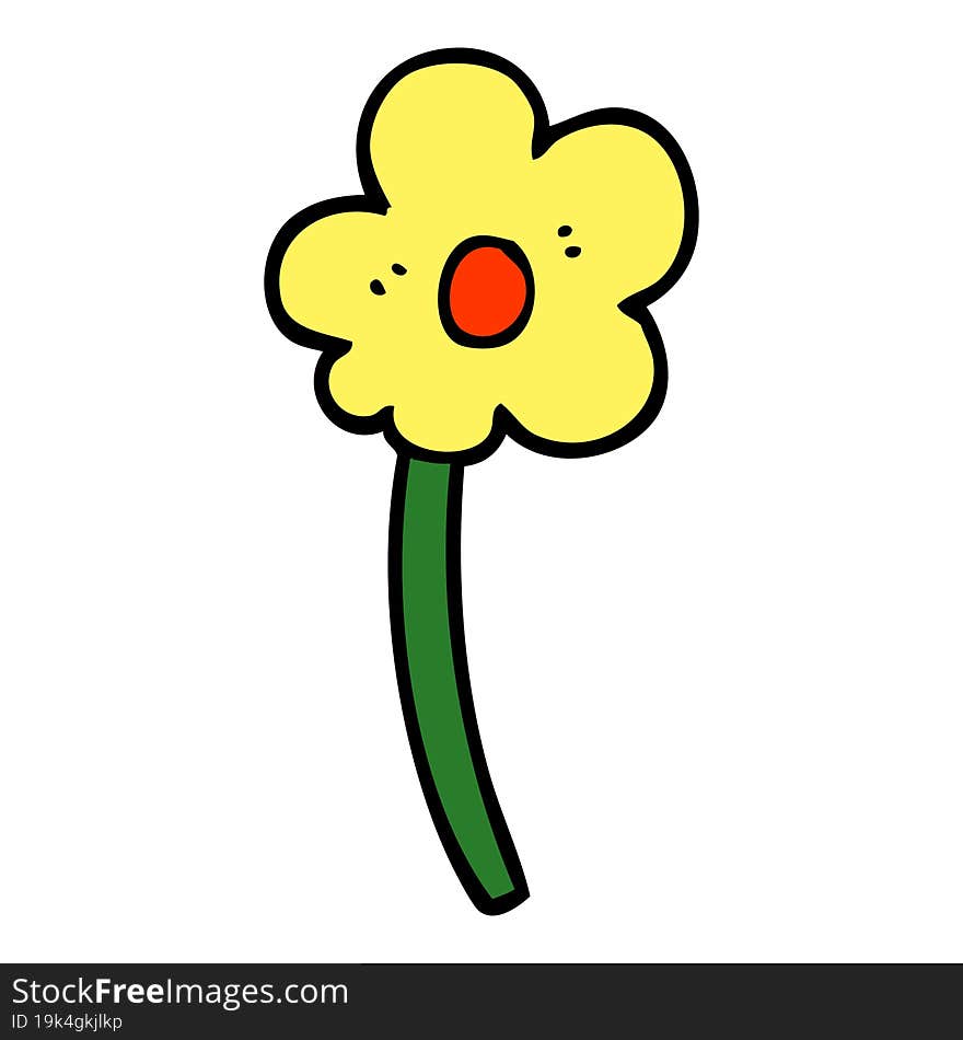 cartoon flower