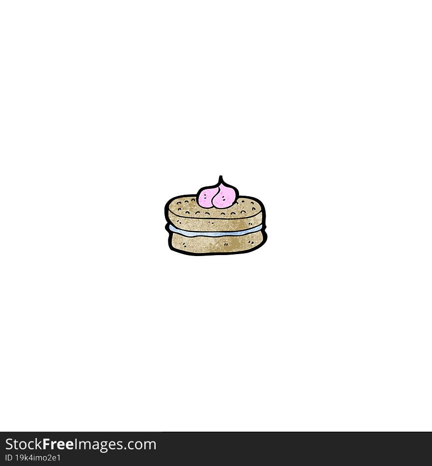 Cartoon Little Cake