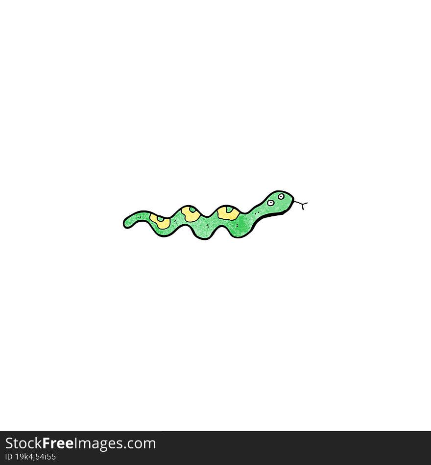 slithering snake cartoon