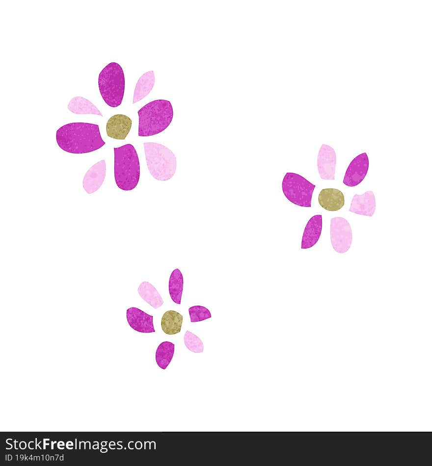 cartoon flowers