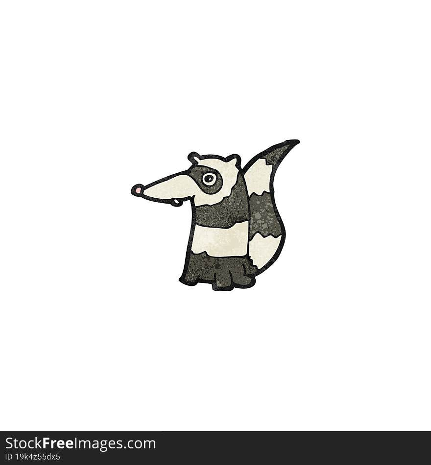 cartoon raccoon