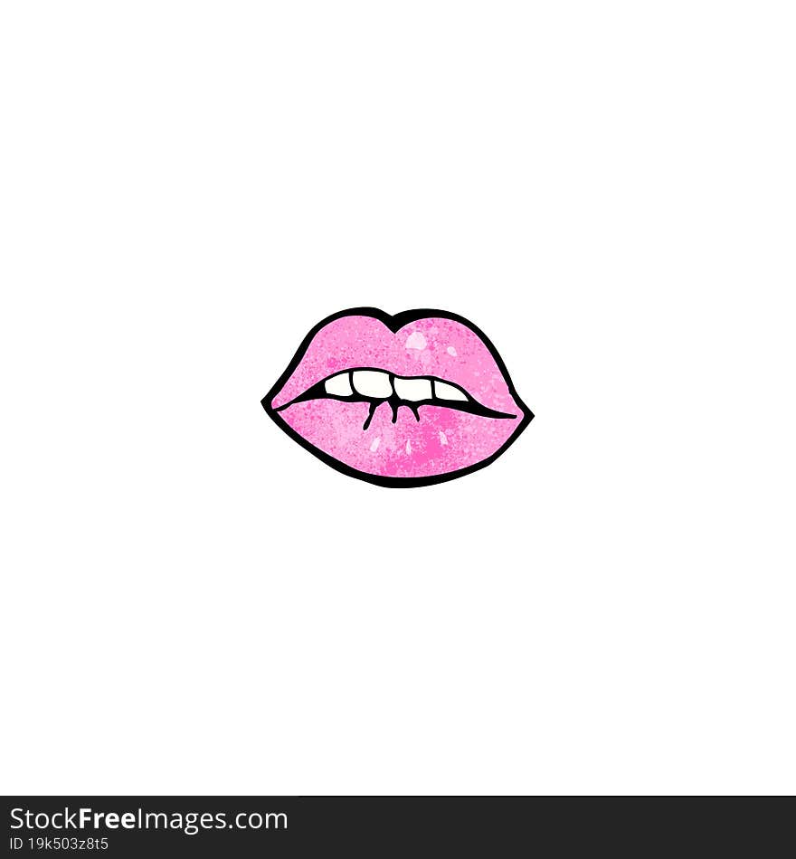 cartoon lips