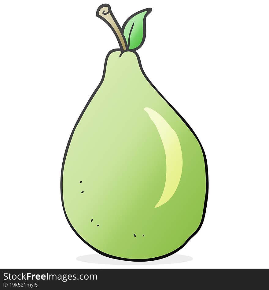 cartoon pear