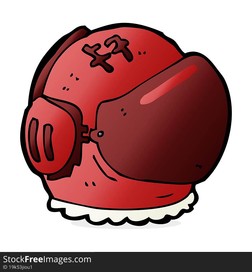 cartoon astronaut helmet