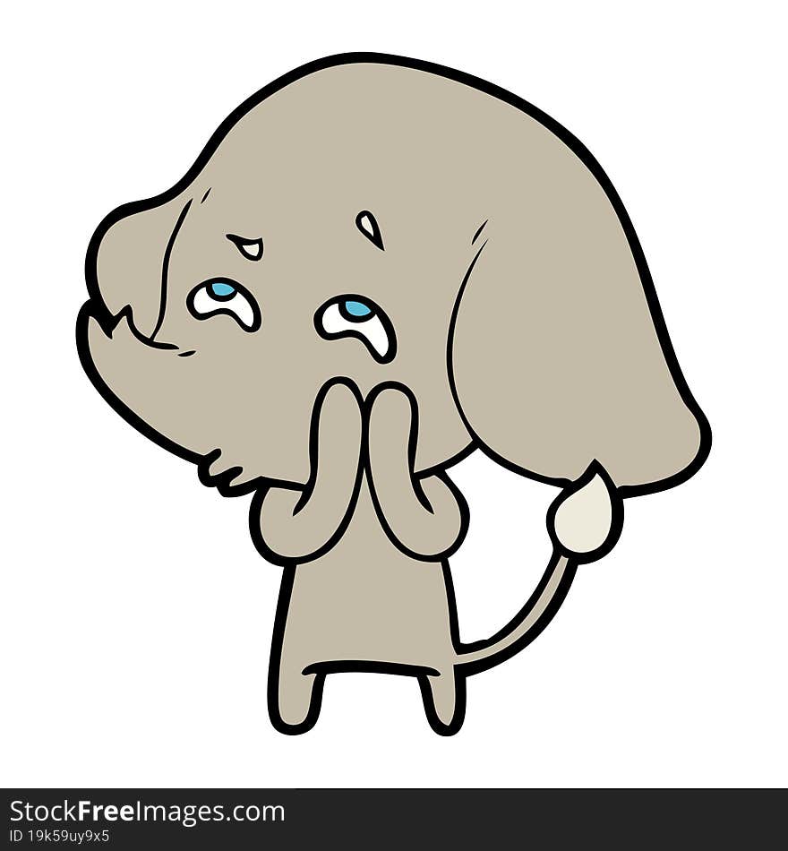 cartoon elephant remembering. cartoon elephant remembering