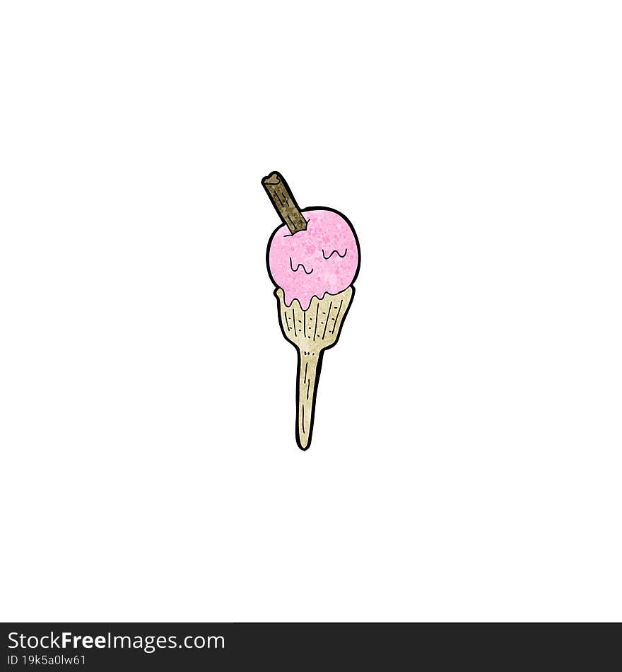 large ice cream cartoon