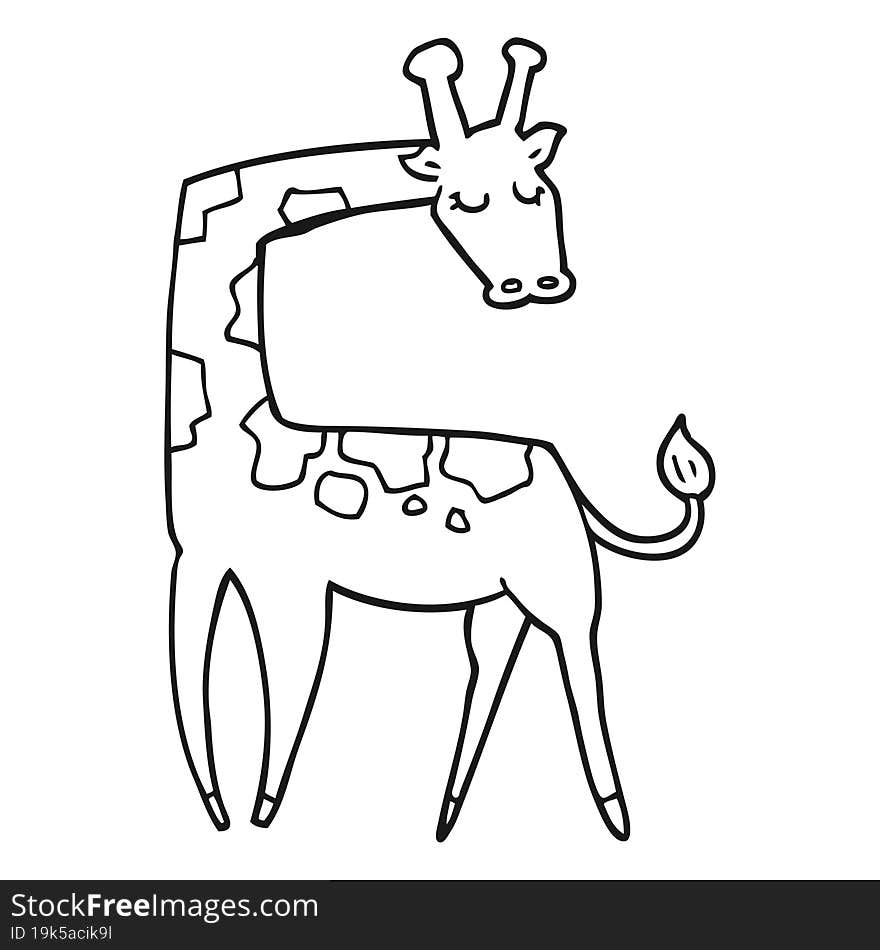 cartoon giraffe