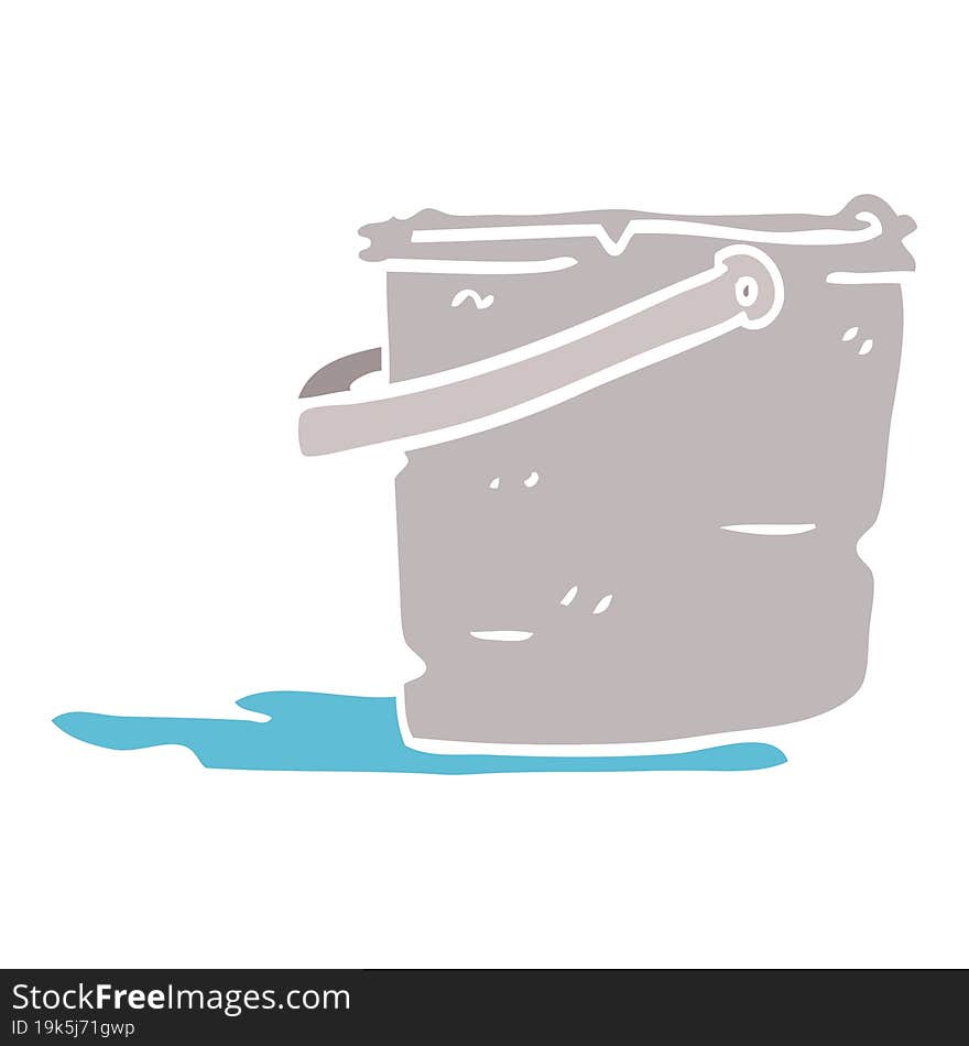 Cartoon Doodle Bucket