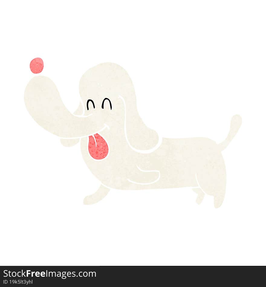 Cartoon Happy Dog