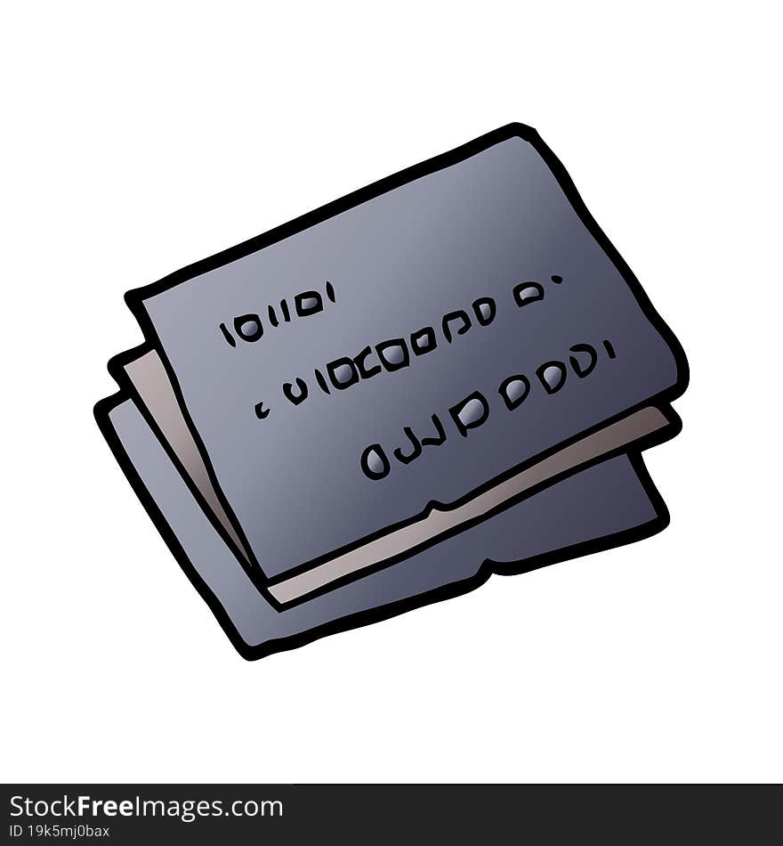 old credit cards cartoon. old credit cards cartoon