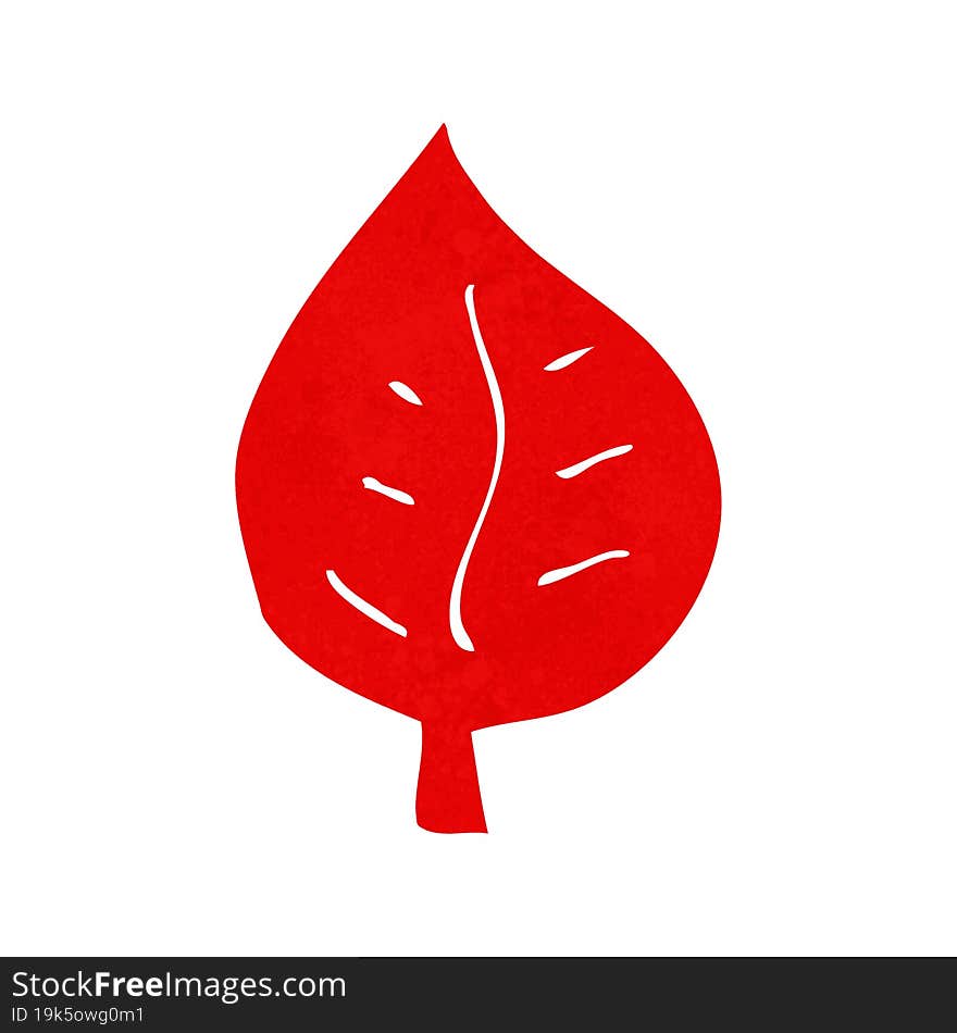 cartoon leaf symbol