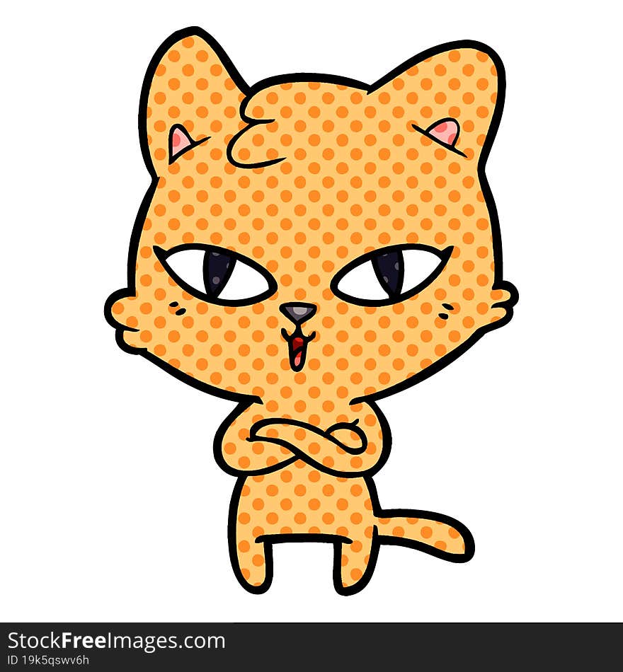 cartoon cat. cartoon cat