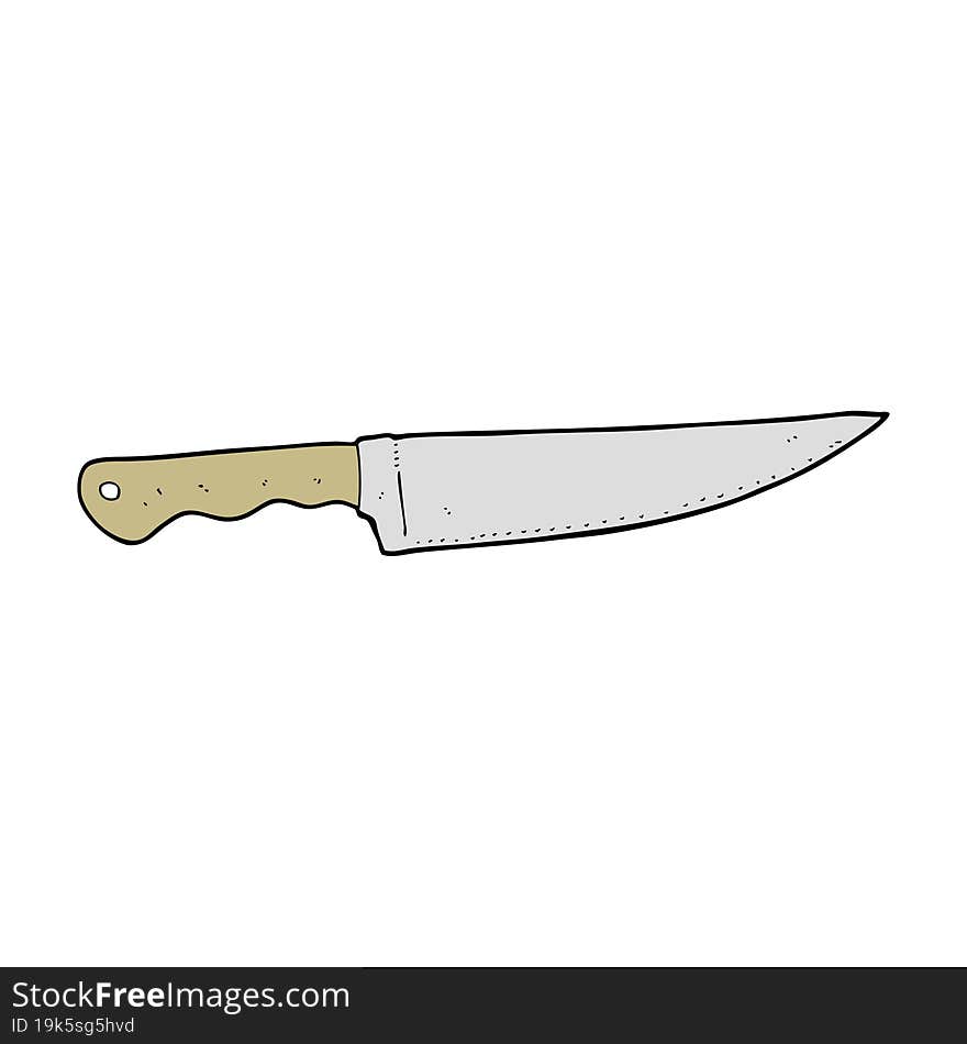 Cartoon Kitchen Knife