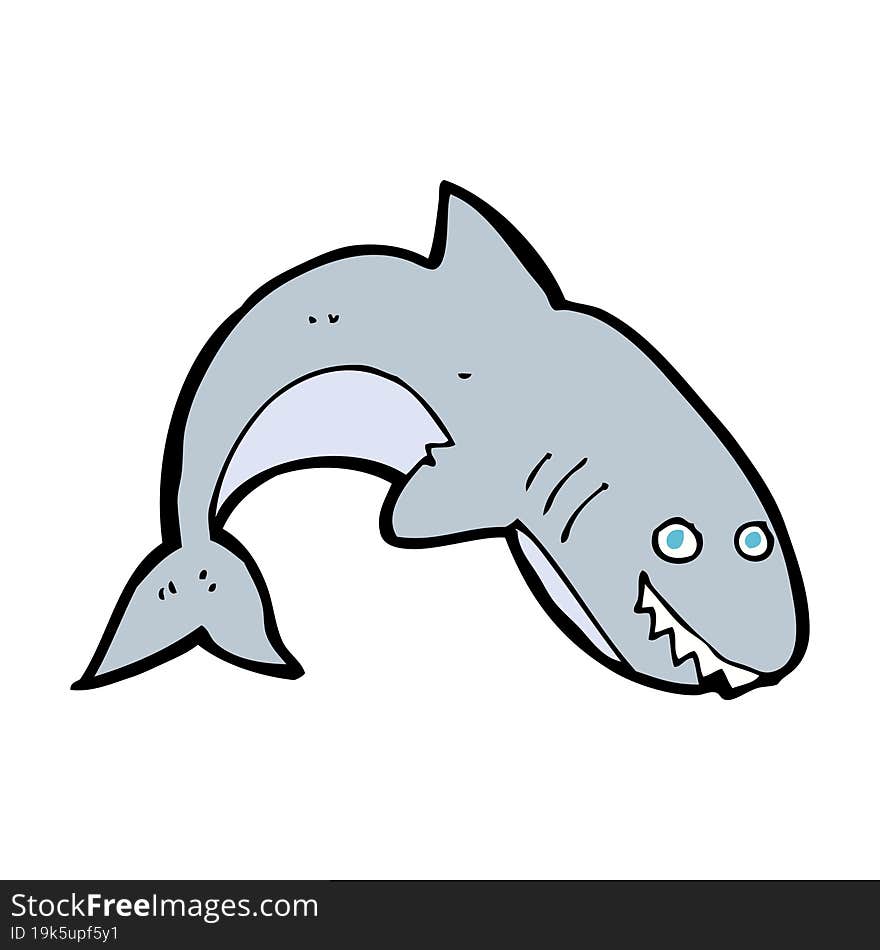 cartoon shark