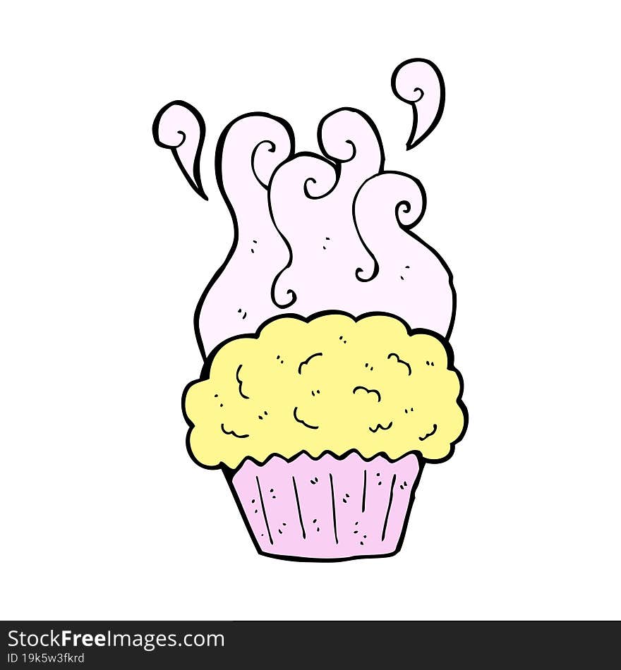 cartoon cupcake