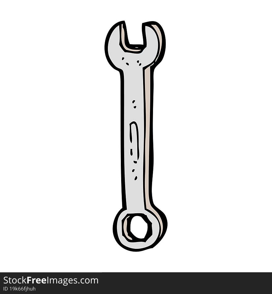 cartoon spanner