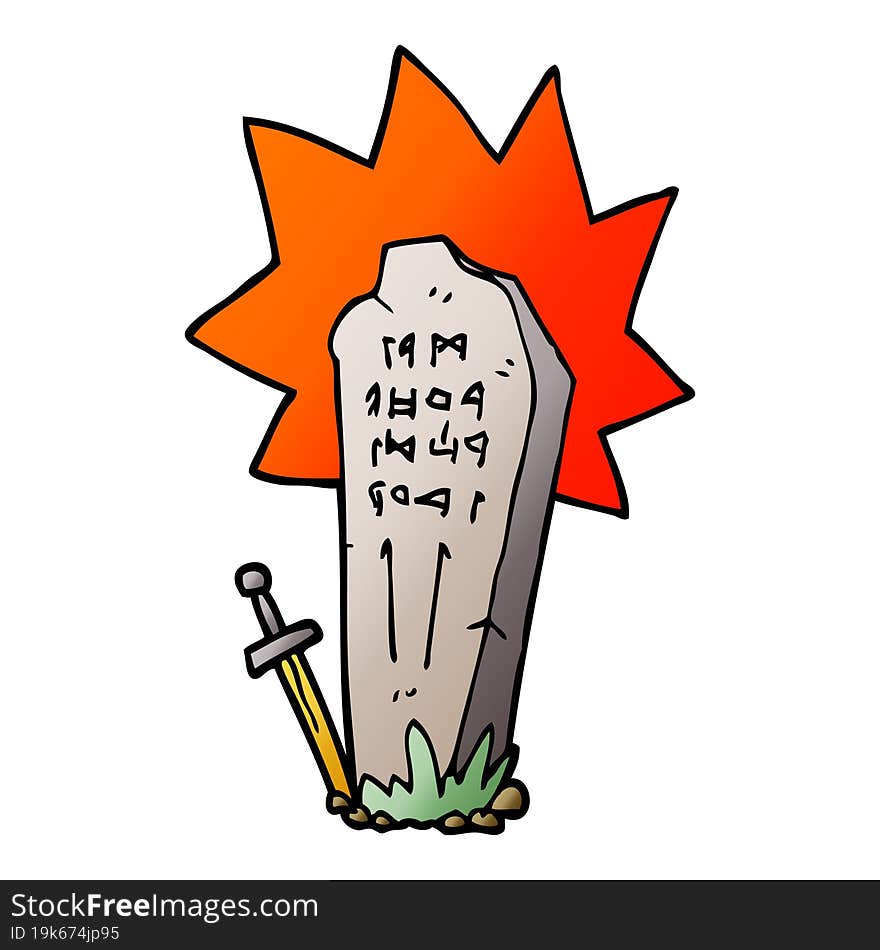 cartoon doodle heros grave