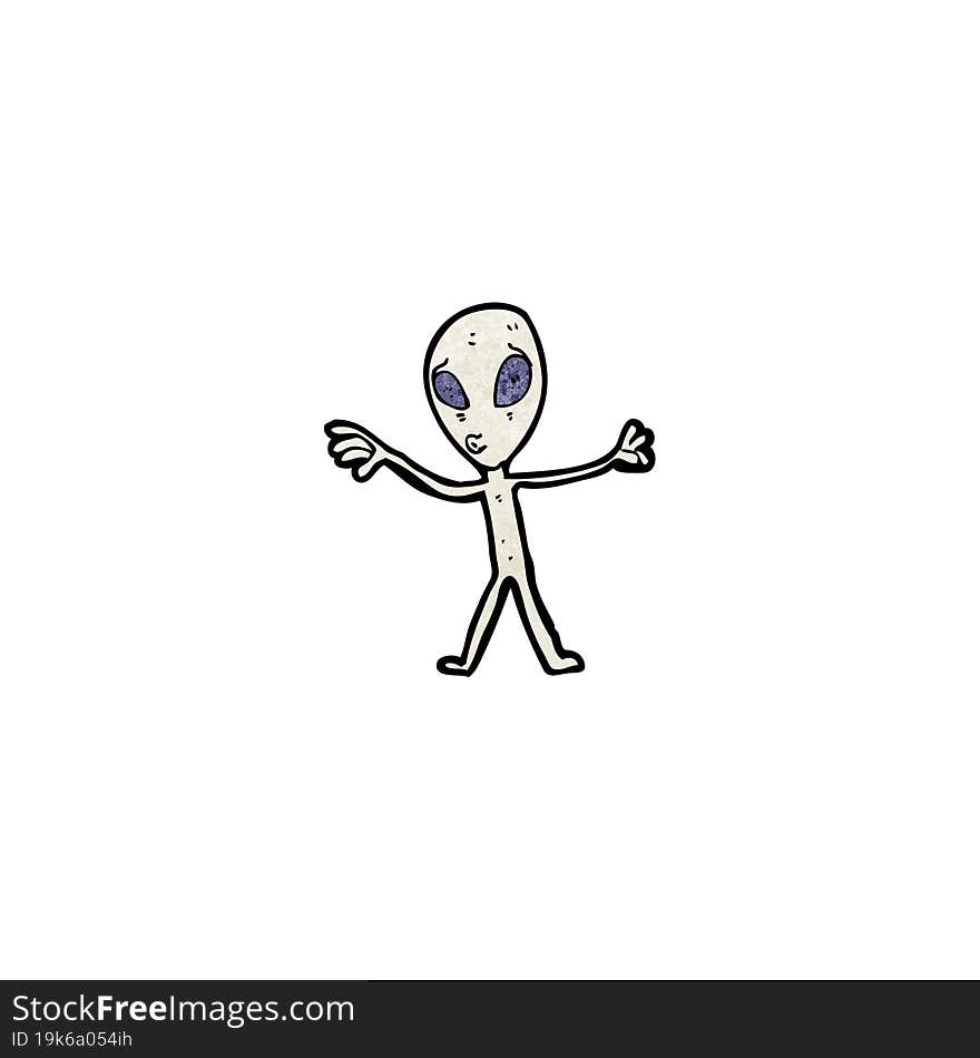 cartoon alien