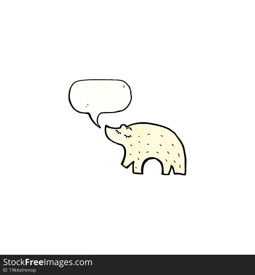 cute polar bear cartoon