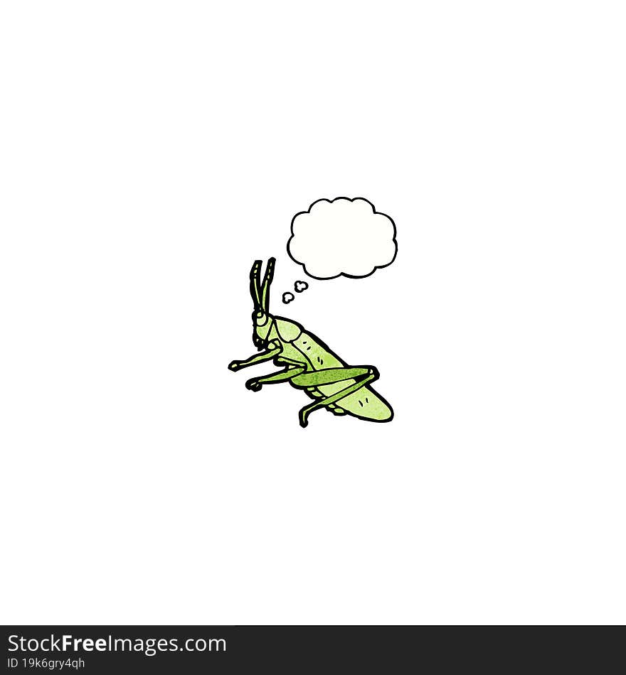 cartoon grasshopper