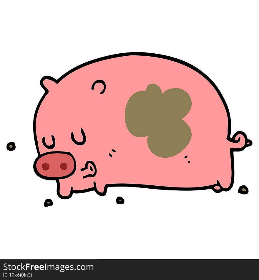 Cute Cartoon Pig