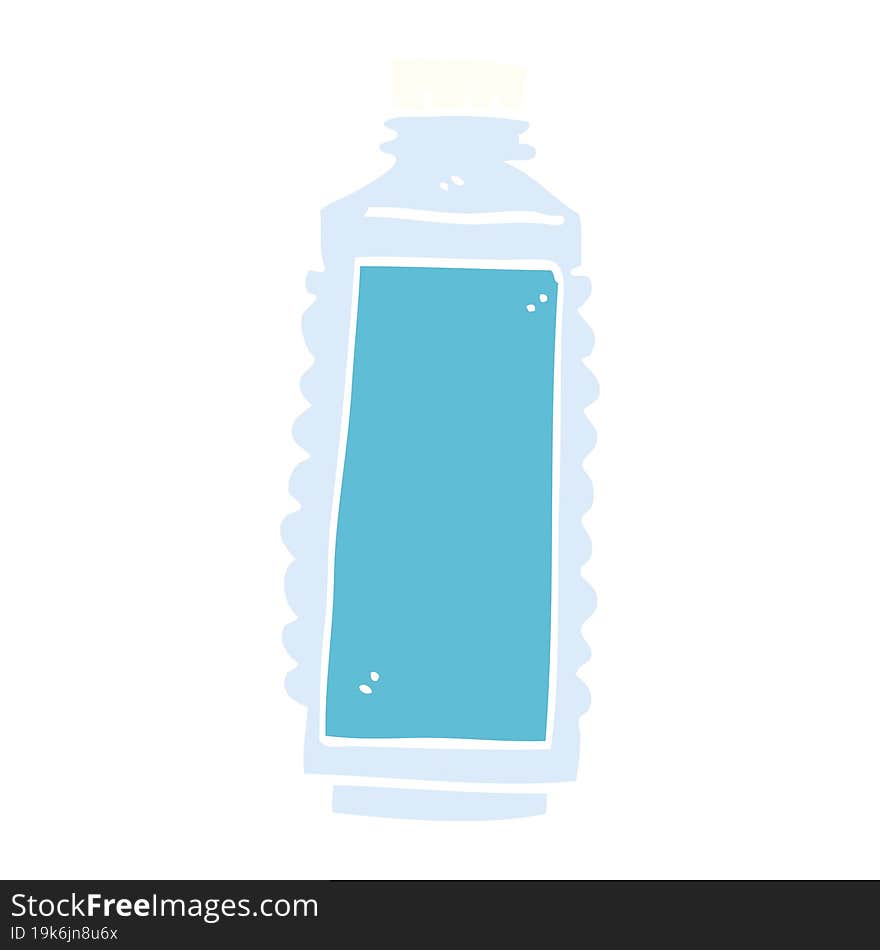 cartoon doodle water bottle