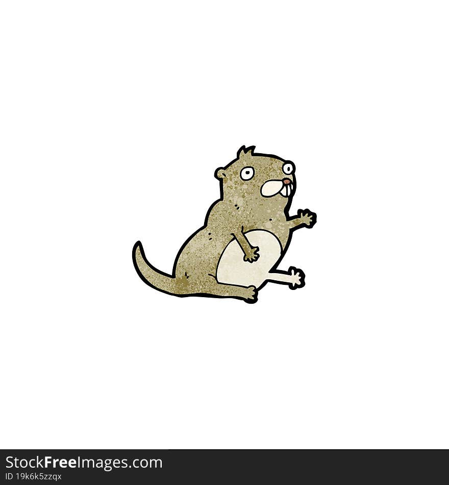 funny cartoon beaver