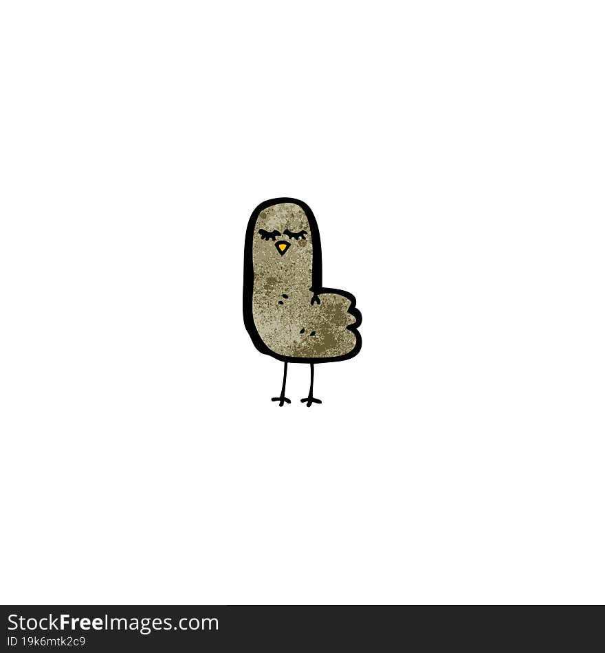 Funny Cartoon Bird