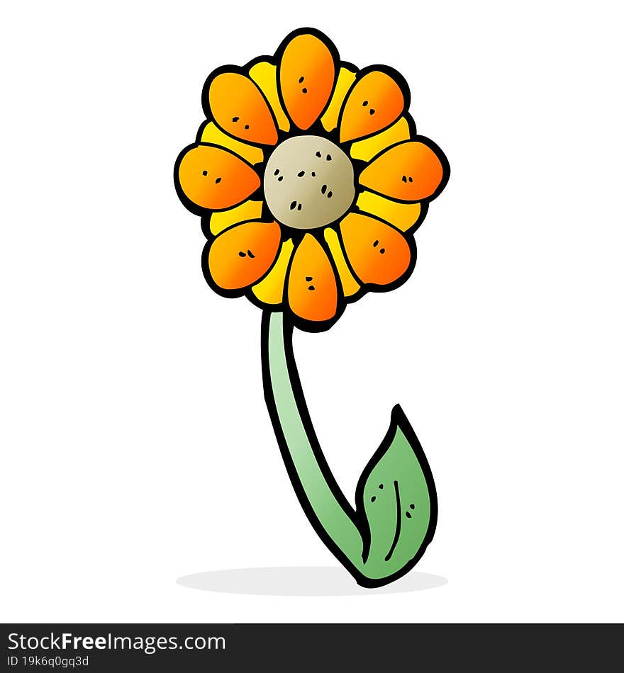 cartoon flower