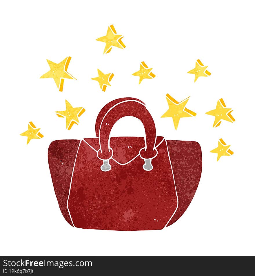 Retro Cartoon Expensive Handbag