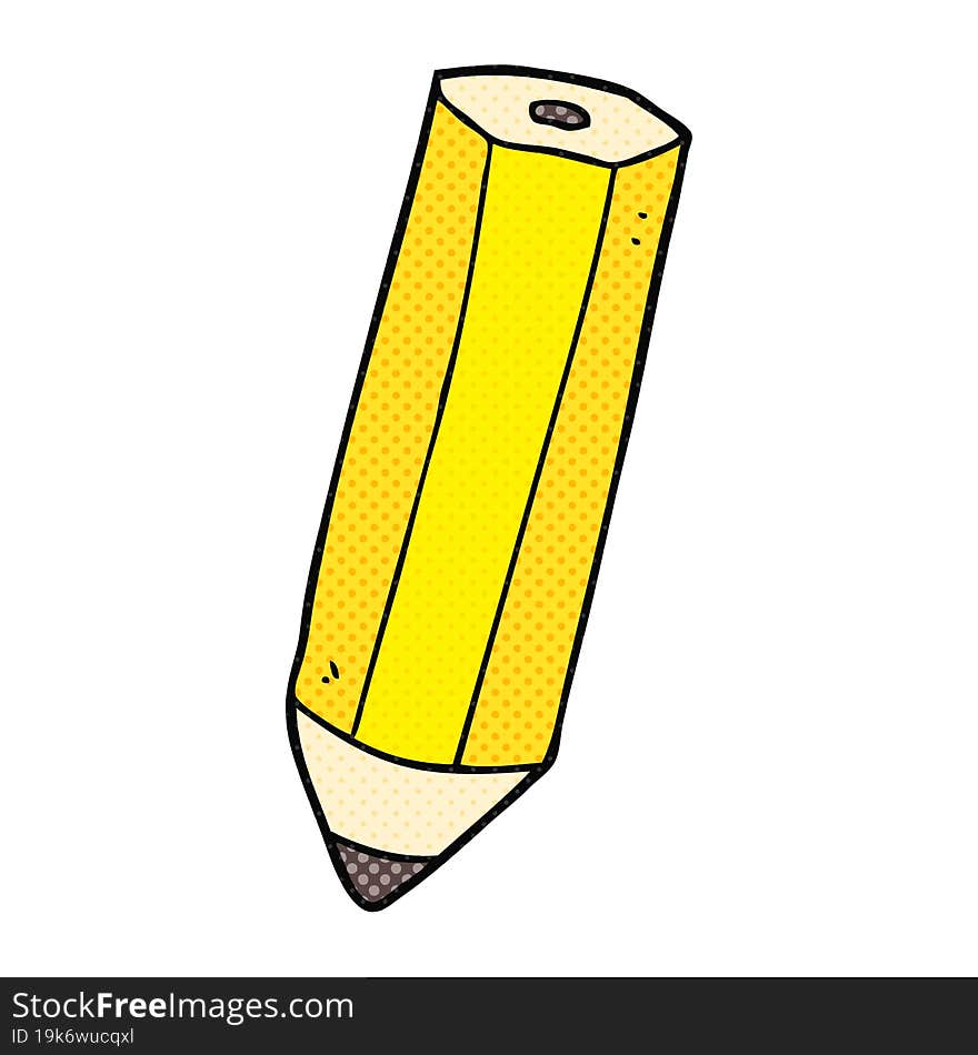 cartoon pencil