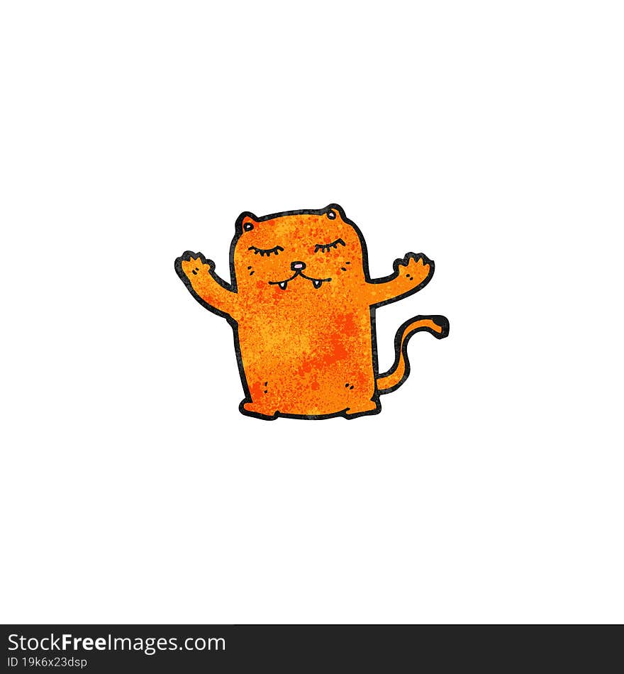 Cartoon Ginger Cat