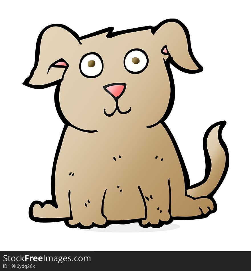 Cartoon Happy Dog