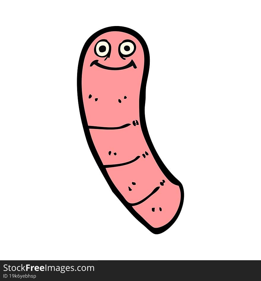 cartoon worm