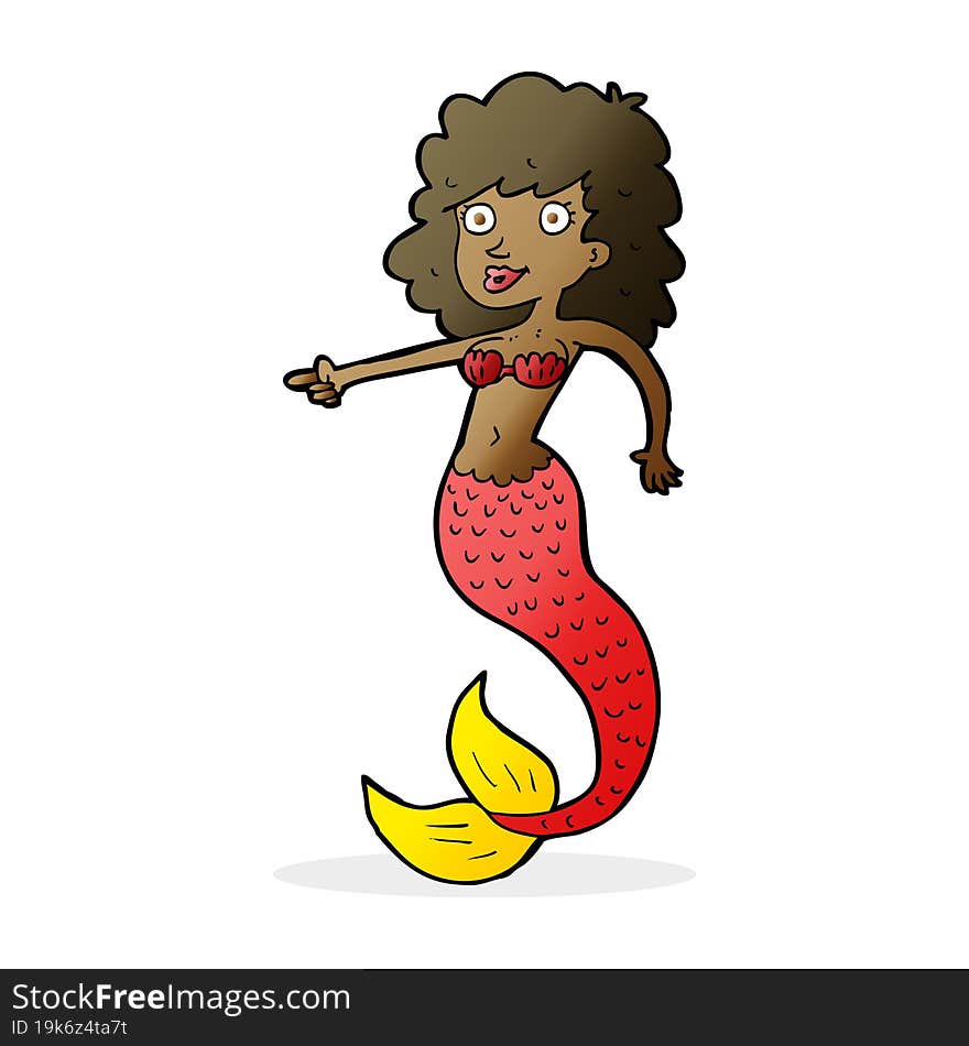 Cartoon Mermaid