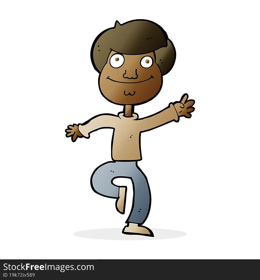 Cartoon Dancing Man