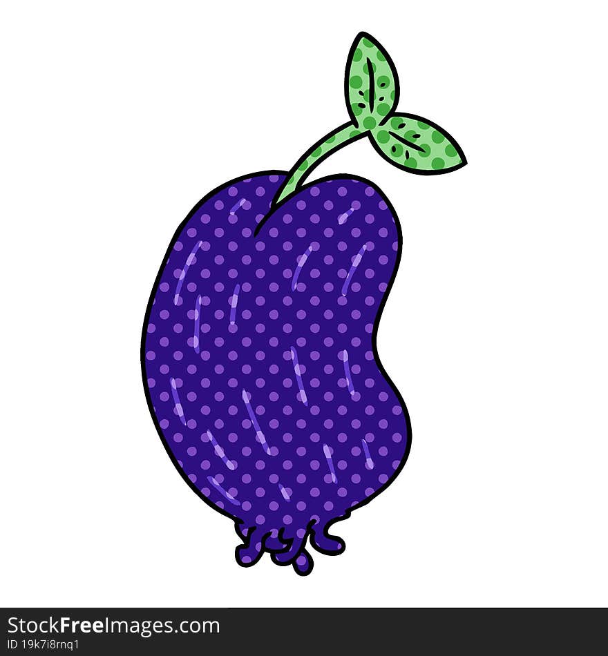 Cartoon Of A Sprouting Bean