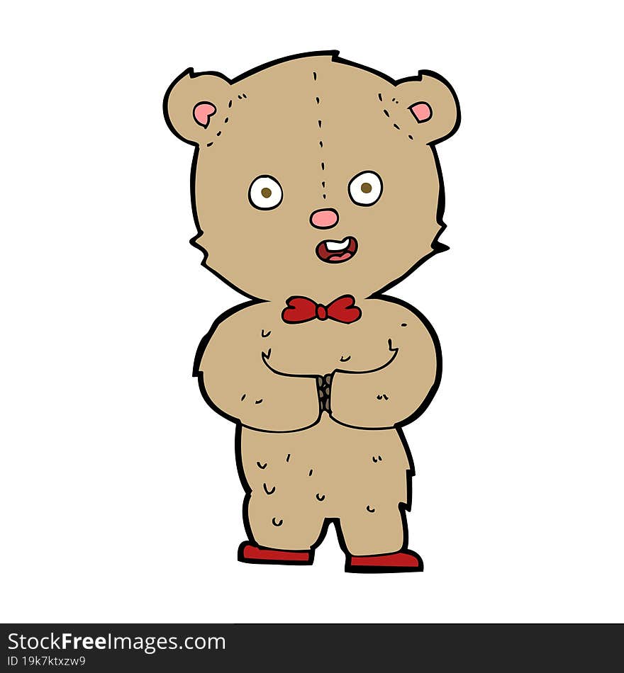 cartoon teddy bear