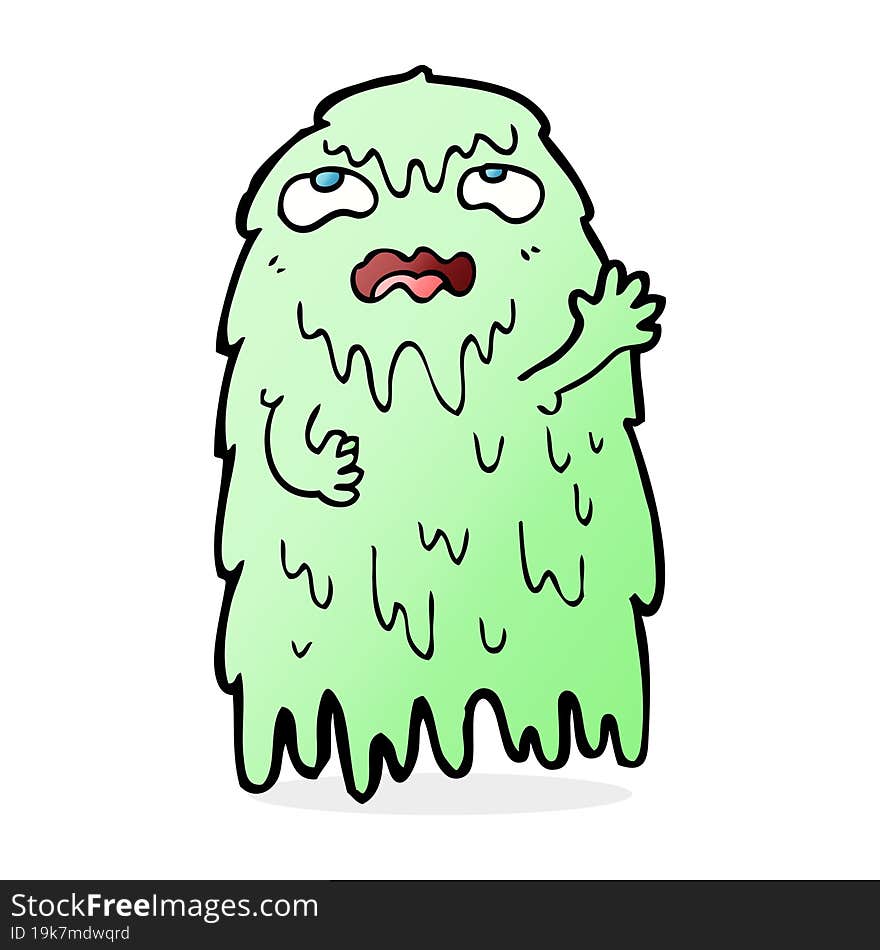 gross cartoon ghost