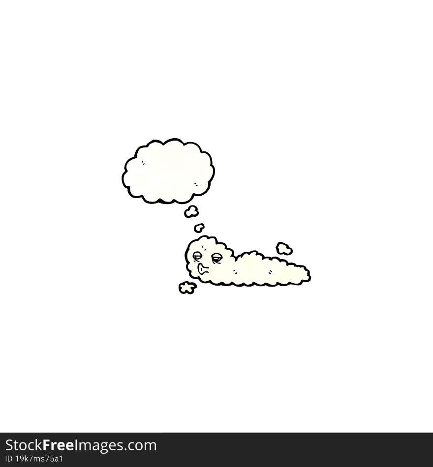 cartoon cloud thinking