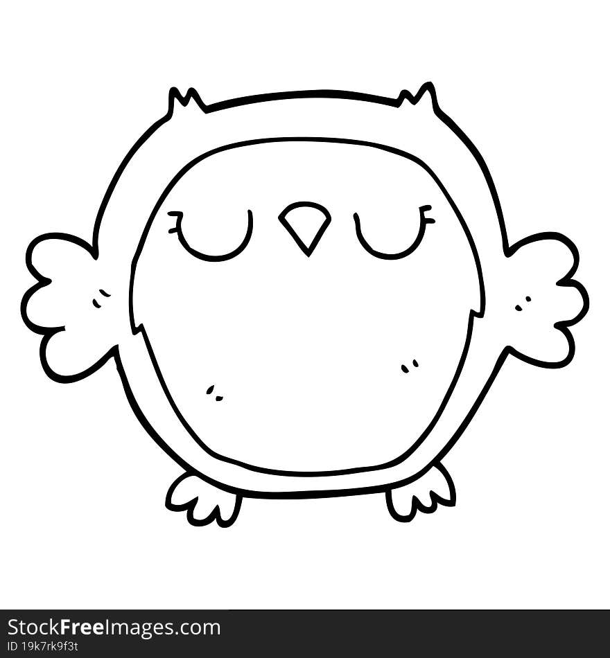 cartoon owl