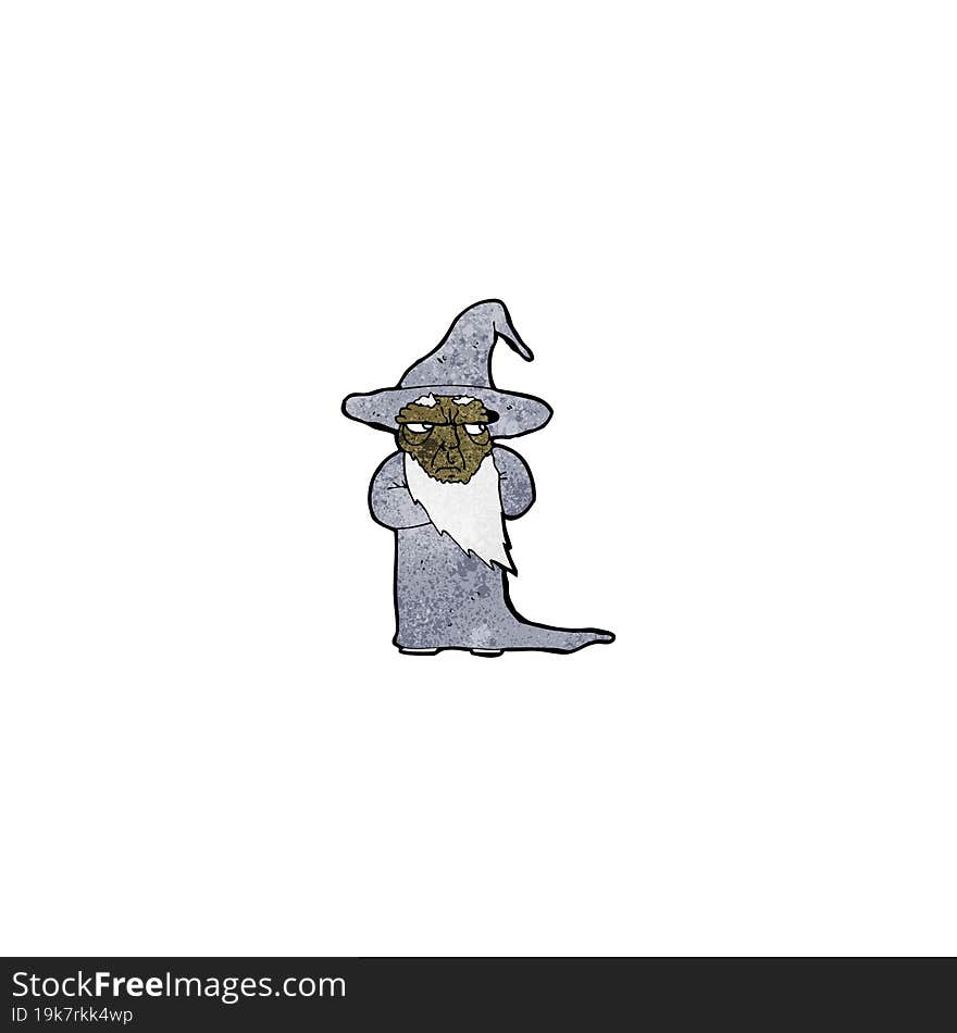 cartoon wizard