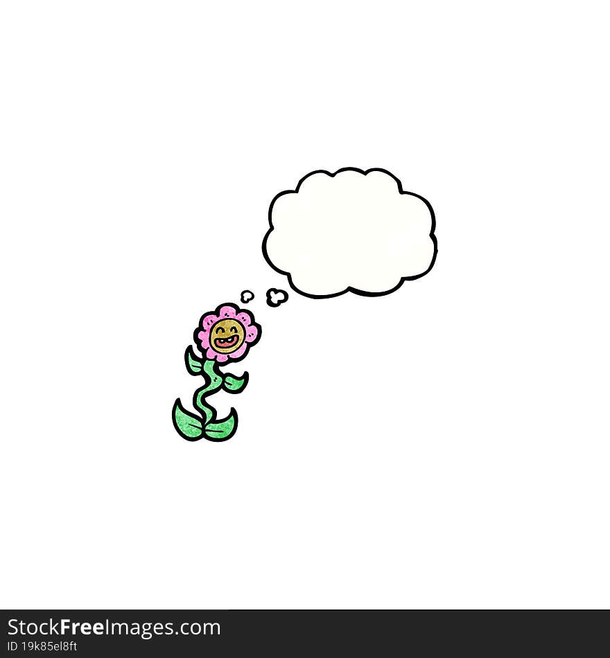 cartoon little flower