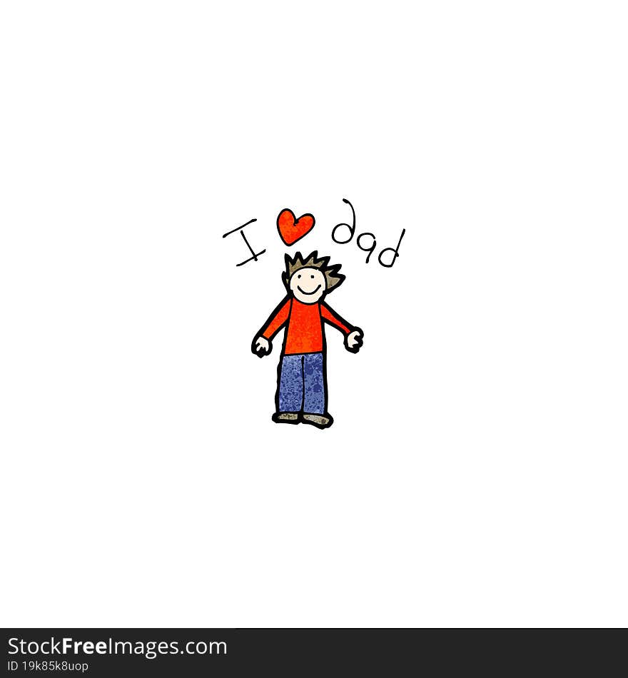 father\'s day card cartoon