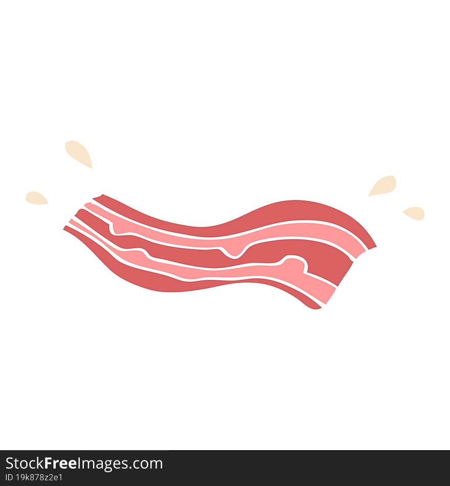 cartoon doodle bacon