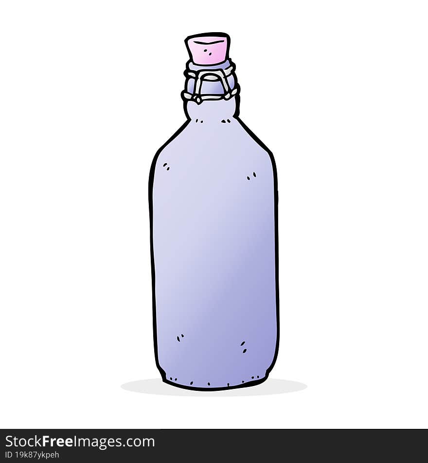 cartoon traditional bottle