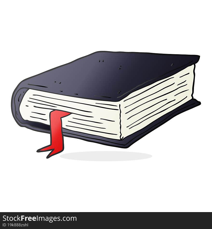 cartoon thick book